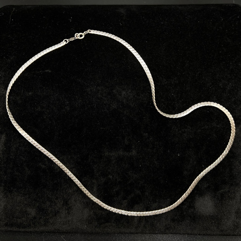 Vintage Speidel Sterling Silver Chain, 18 inches, Unisex Style